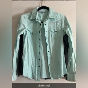 Size Small Cinch Button Down Shirt